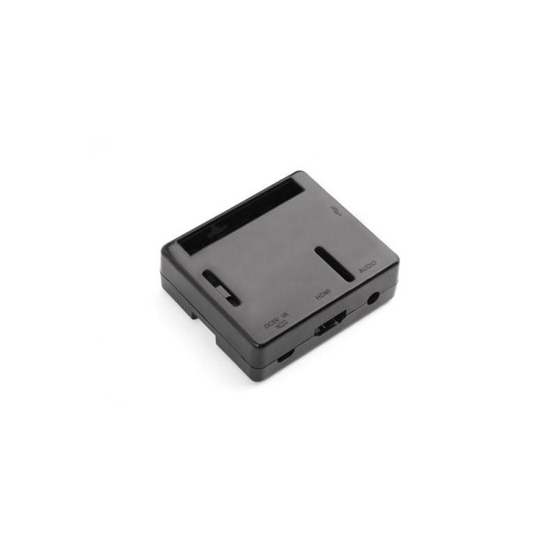 Boîtier d'exclusion en ABS noir avec trou de ventilateur pour Raspberry PI 3  modèle B+