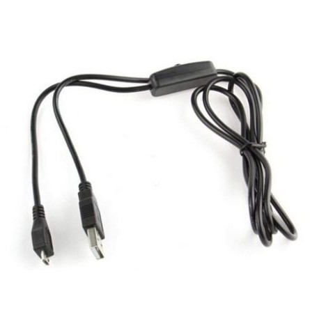 Câble d'alimentation USB avec interrupteur