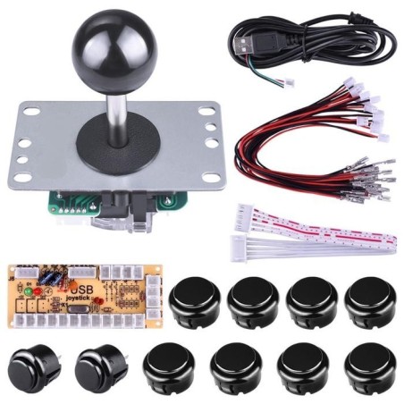 Kit bouton d'arcade et joystick