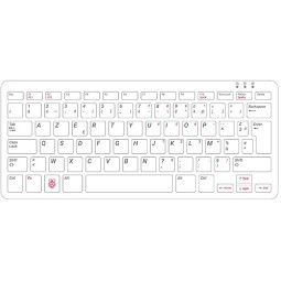 Tasti delle Tastiera Ufficiale Raspberry Pi AZERTY (Francese)