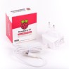 Alimentation officielle blanche EU pour Raspberry Pi 4 15.3W USB-C