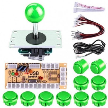 Kit bouton d'arcade et joystick