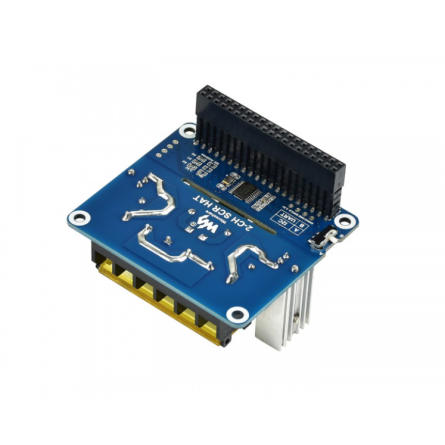 HAT triac 2 CH avec MCU, UART/I2C pour Raspberry Pi