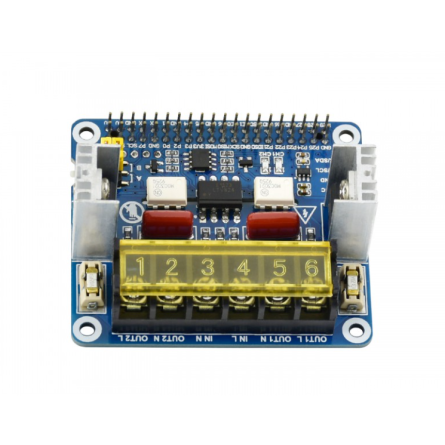 HAT triac 2 CH avec MCU, UART/I2C pour Raspberry Pi