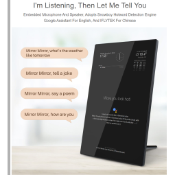 Magic Mirror et assistant vocal, Tactile 13"